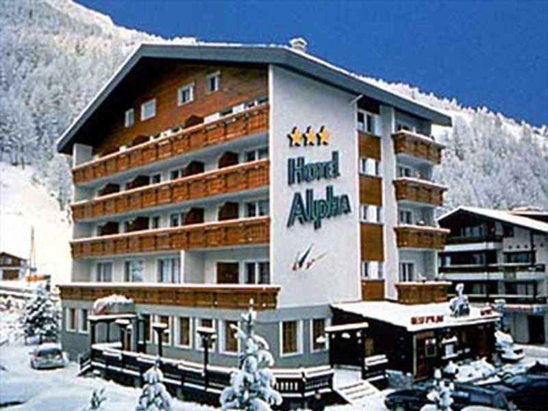 Hotel Alpha Saas-Grund Exterior foto